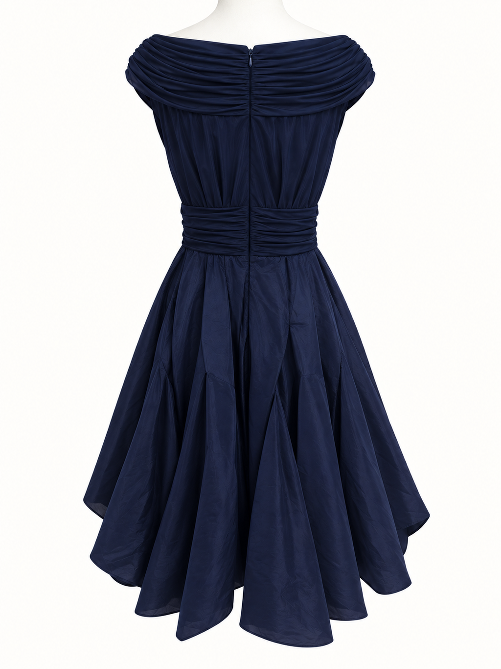 Anthea Crawford Exquisite Navy Blue Evening Dress – Size 16 | Like New