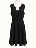 City Chic Classic Black Fit & Flare Dress – Size S/16