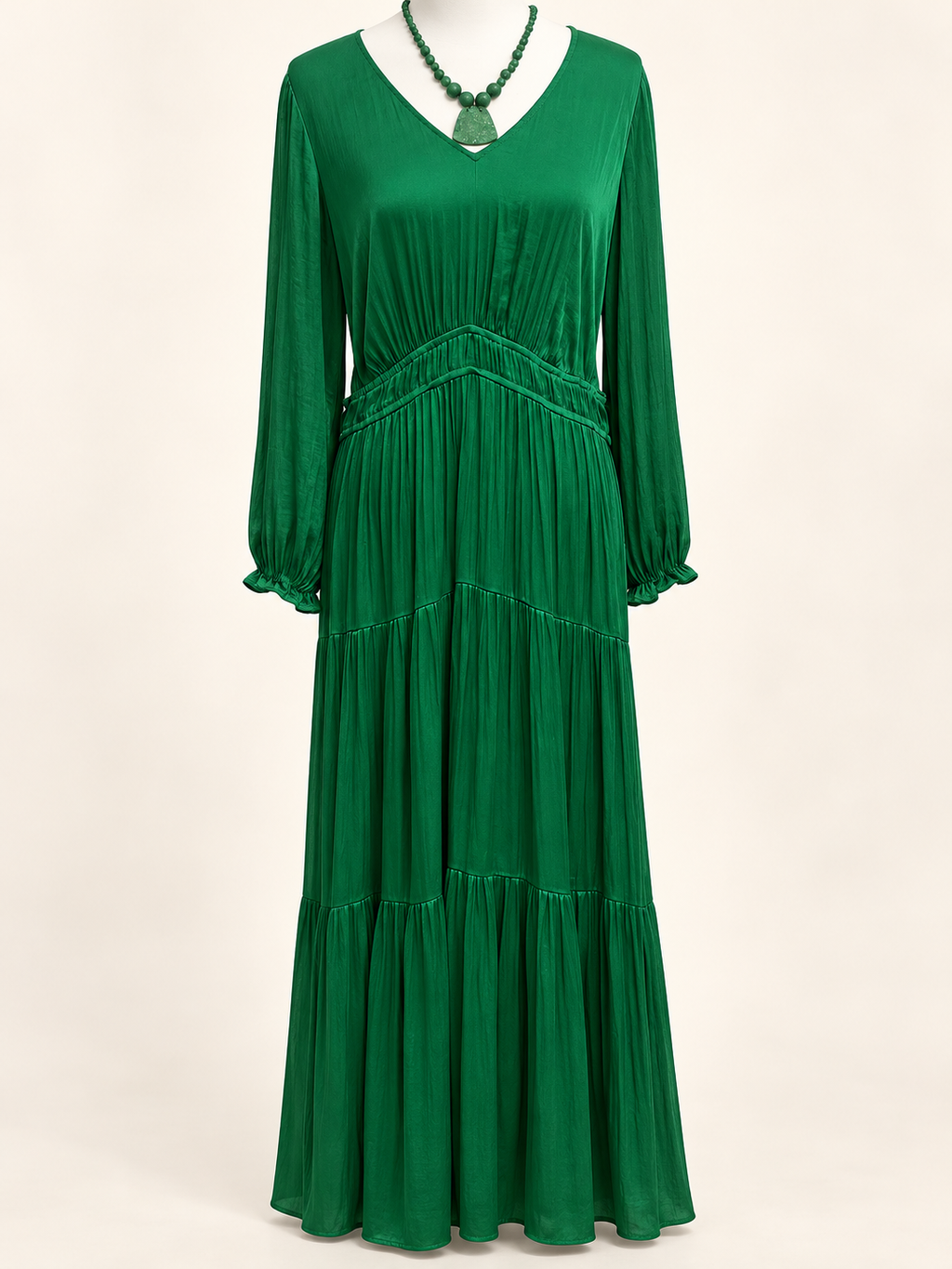 Sussan Size 16 Emerald Green Maxi Dress