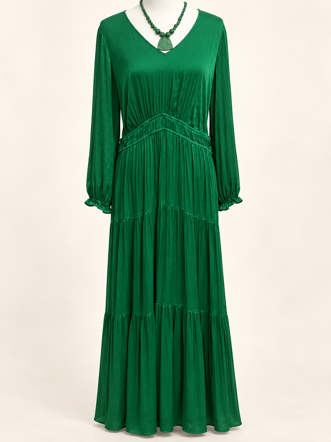 Sussan Size 16 Emerald Green Maxi Dress
