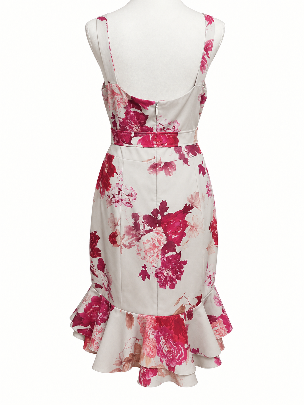 TS Taking Shape Romantic Pink Floral Fit & Flare Dress – Size 16 | Very Good Pre-Loved