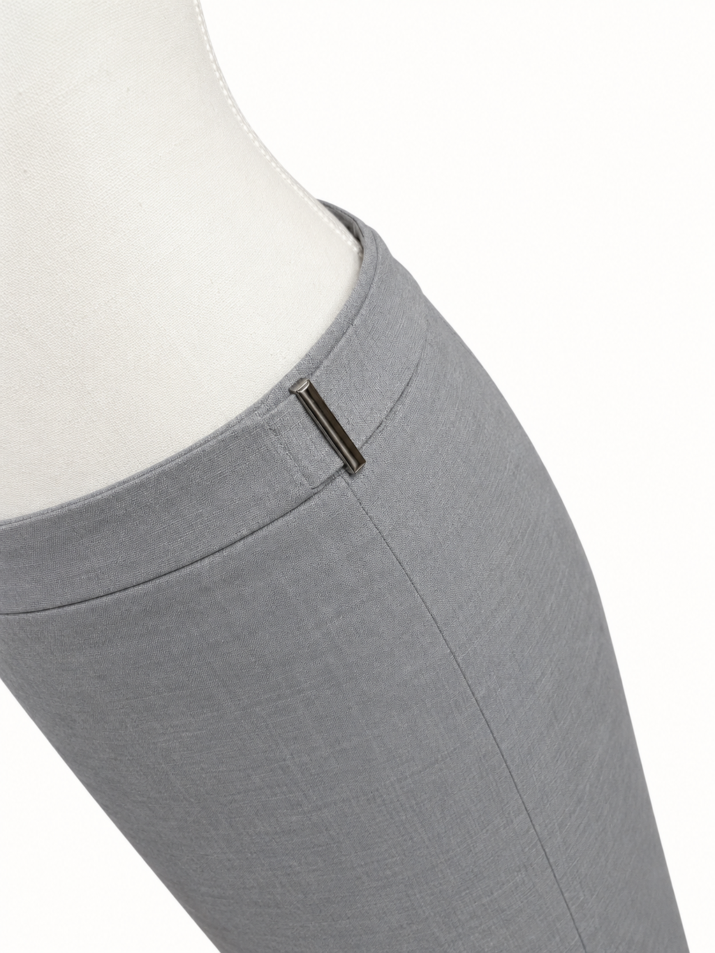 Portmans Classic Grey Tailored Pencil Skirt – Size 16 | Like New