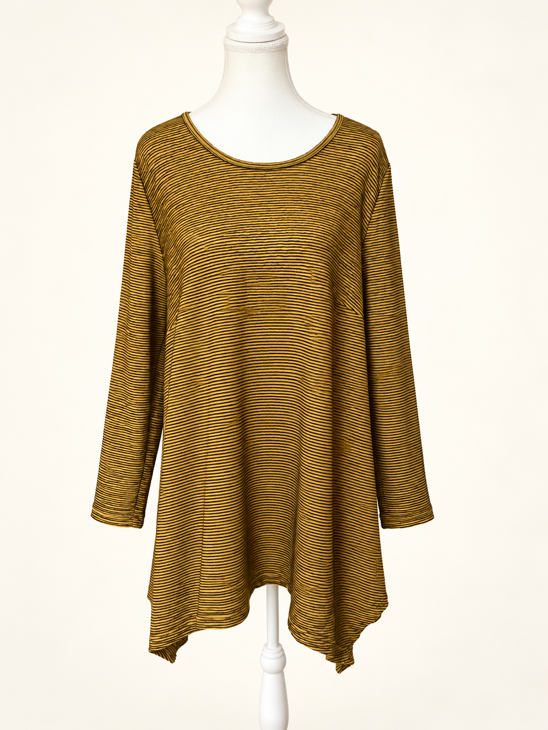 Taking Shape TS Mustard & Black Ottoman Knit Tunic – Size 16 | New with Tags